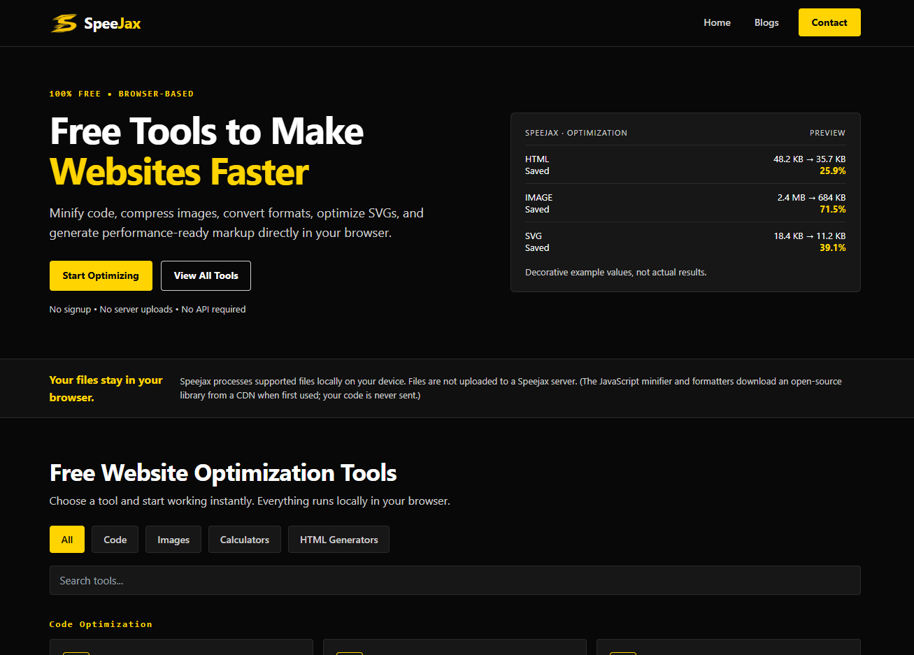 speejax screenshot 1