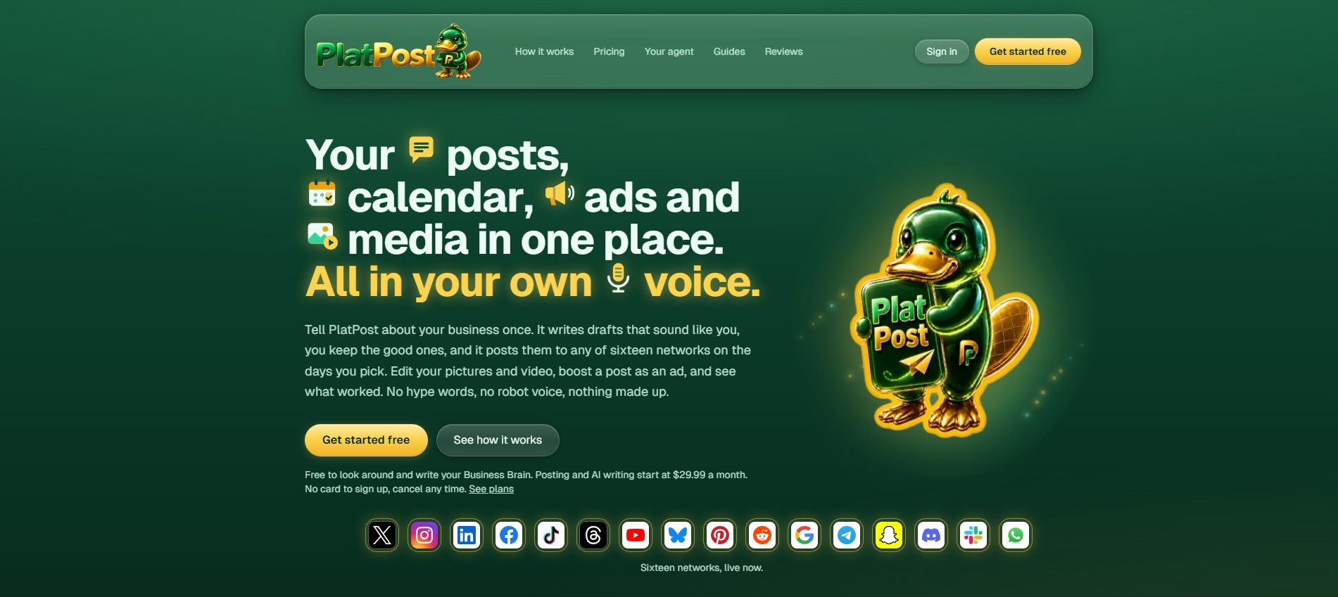 PlatPost screenshot 2