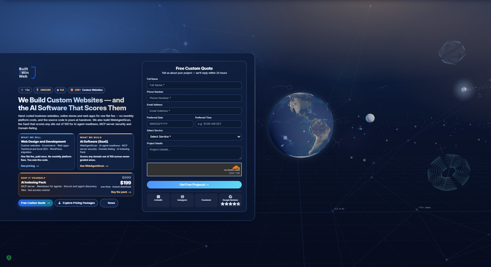 BuiltToWinWeb screenshot 1